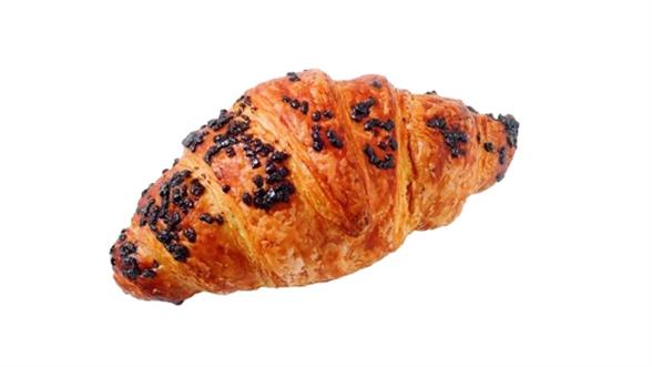 Croissant med chokolade