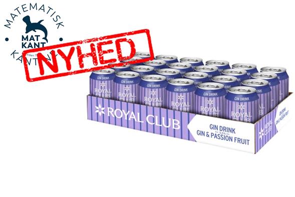 Royal Club Gin & Passionfruit ds 33 cl