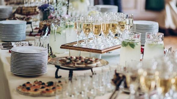 Opstilling af buffet