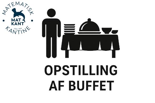 Opstilling af buffet