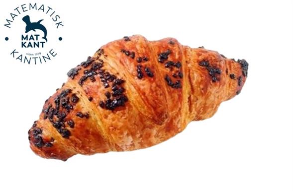 Croissant med chokolade