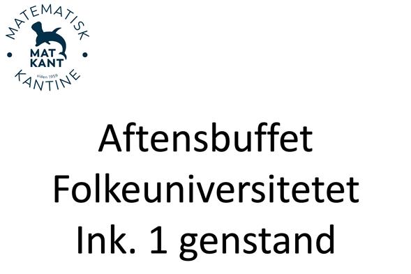 Aftensbuffet Folkuniversitetet Ink en genstand