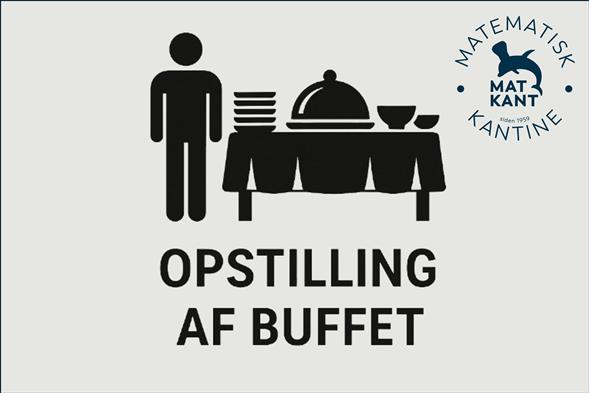 Opstilling af buffet