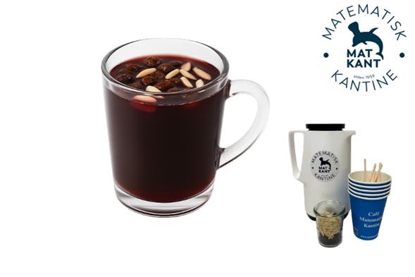 Gløgg med rosiner og mandelsplitter