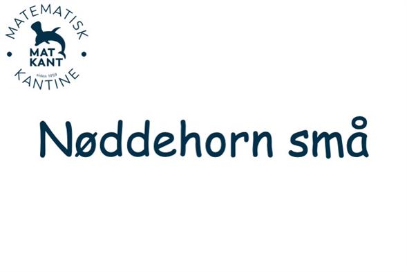 Nøddehorn små