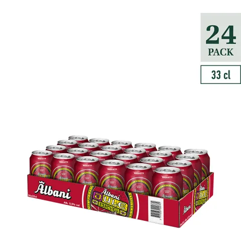Albani Rød Julebryg 24 stk 33 cl