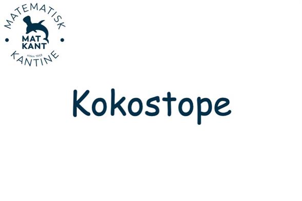 Kokostoppe
