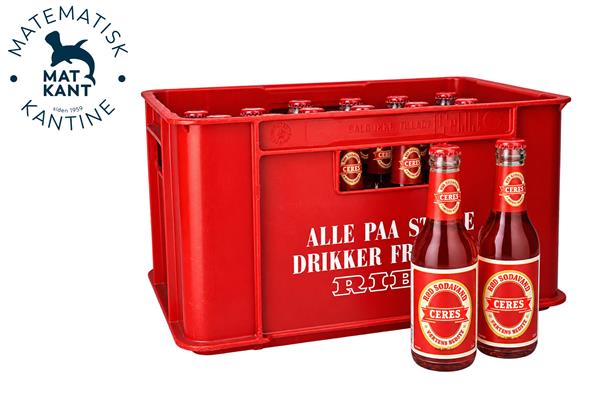 Ceres Rød Sodavand 24 stk - 0.25 l
