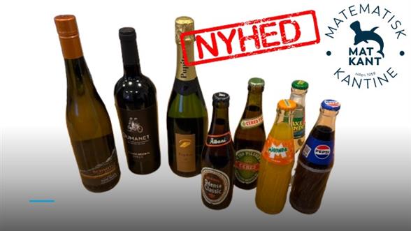 Udvalg af drikkevarer